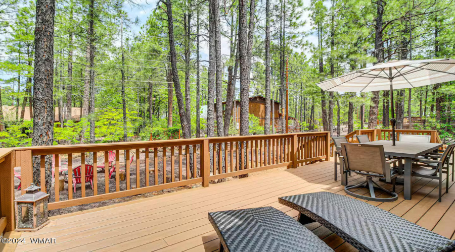 Large Trex decking