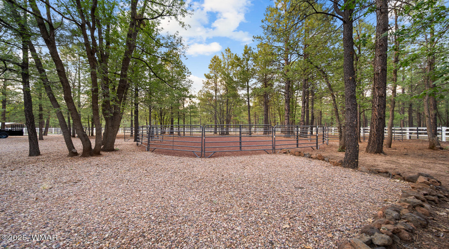 H view of corral