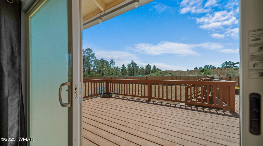 Door Onto Back Deck