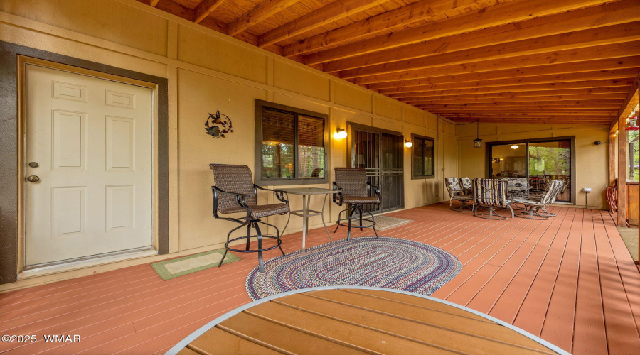 Rear deck