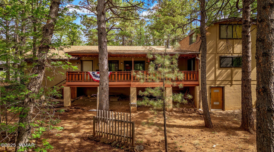 Rear of home