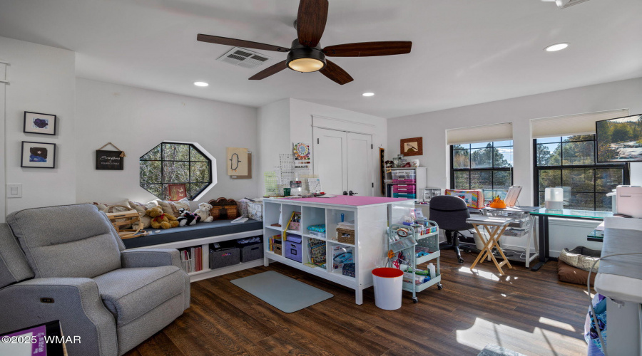 Bedroom 3 - currently a craft room