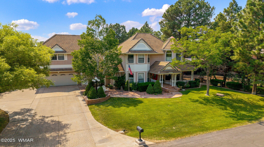 Aerial View of Front of Home