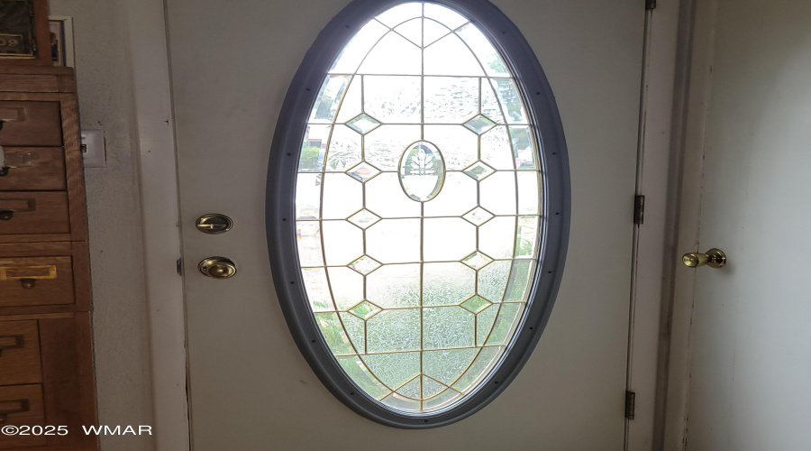 Glass Feature on Door