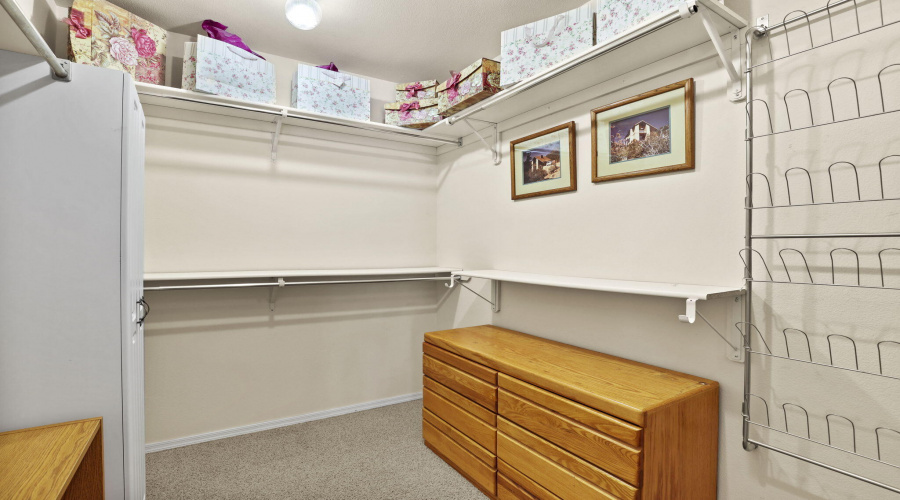 Primary closet
