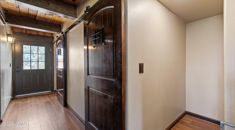 Storage area off kitchen