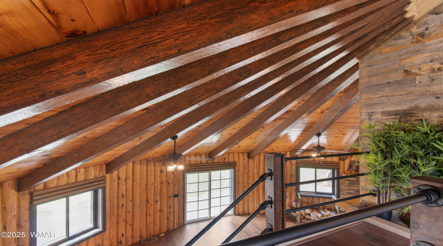 Inside ceiling