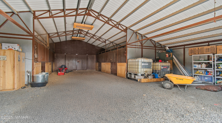 Inside of Barn