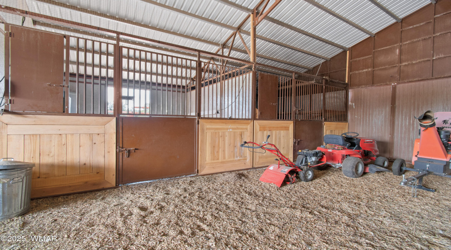 Inside of Barn