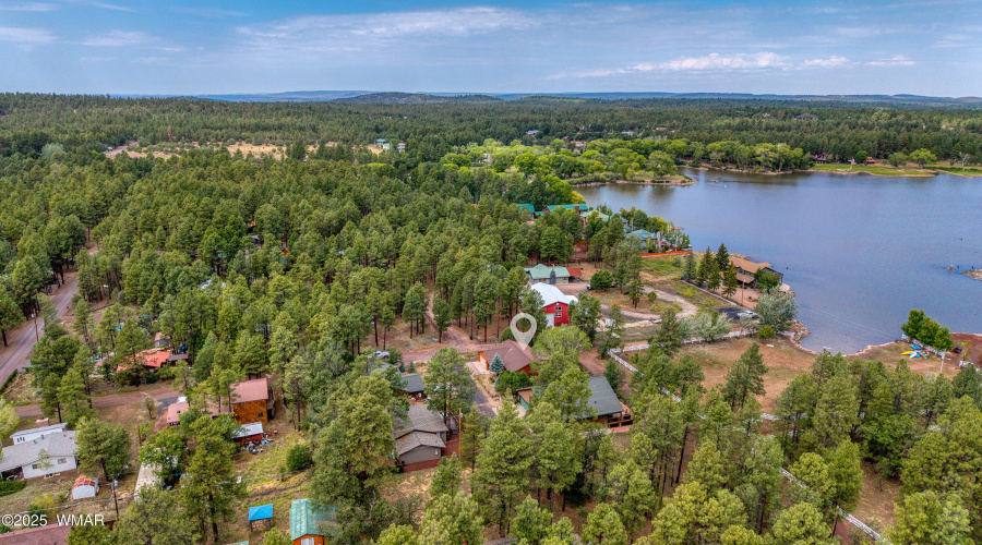 Drone Location to Lake