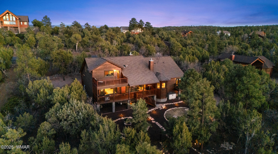 Aerial View of Back of the Home