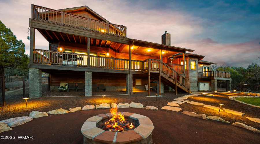 Firepit in Backyard