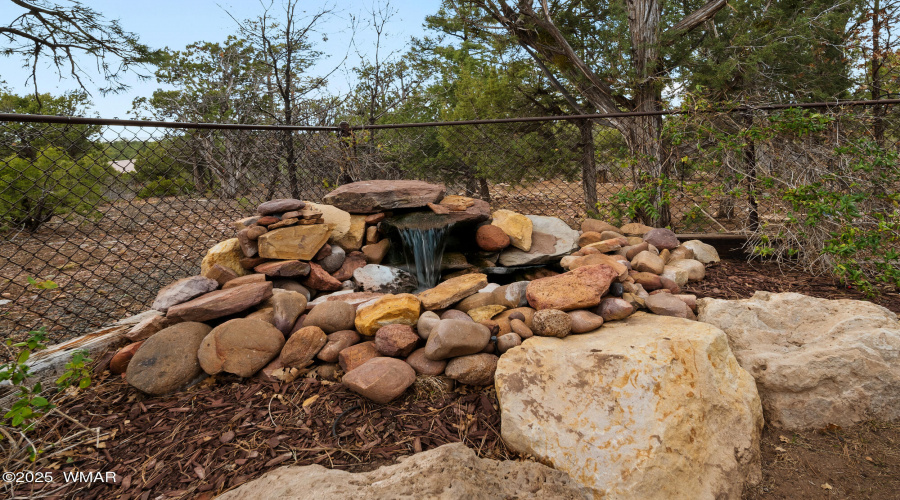 Tranquil Rock Waterfall