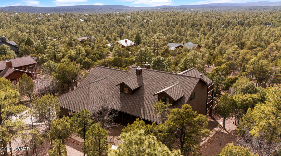 Aerial View of Front of the Home