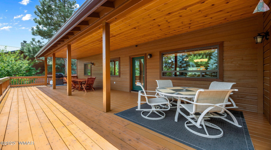 Extended back deck