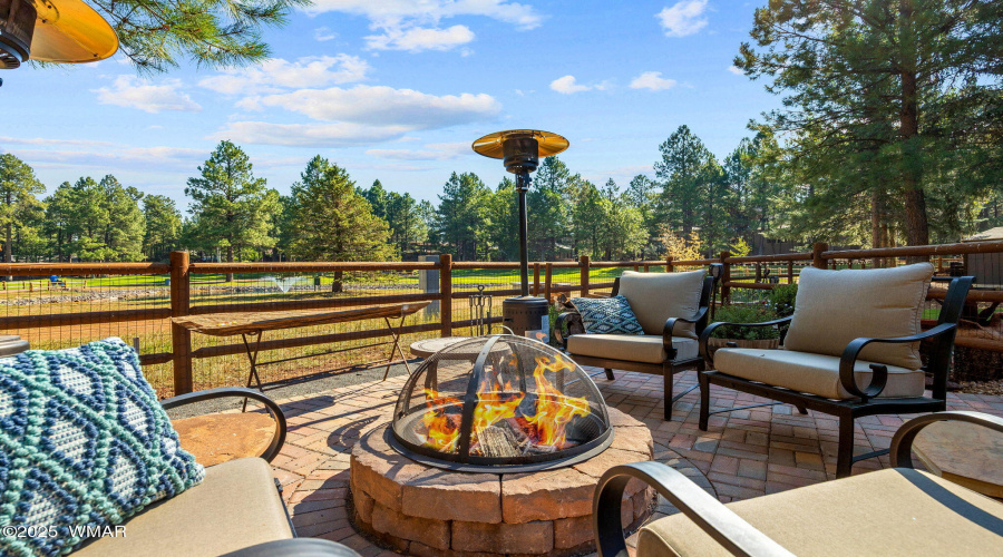 Firepit with Fairway Views