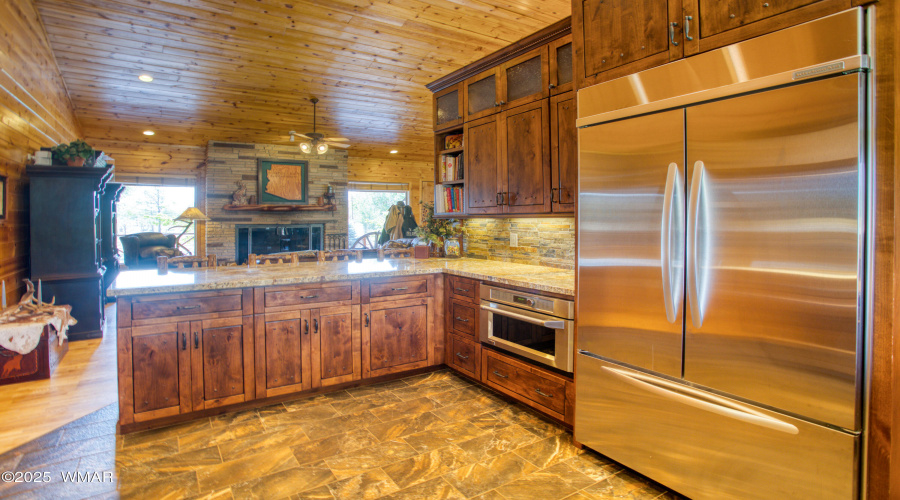 View from the Kitchen to the Living Area