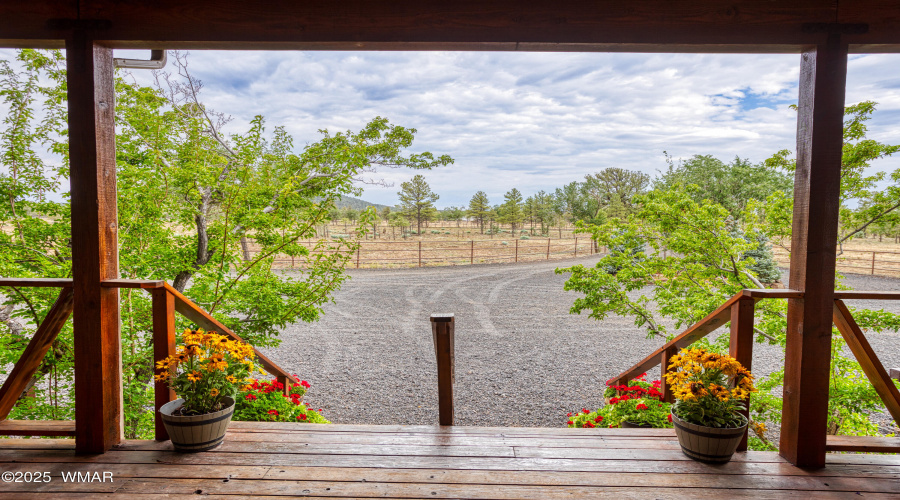 View from the front Deck