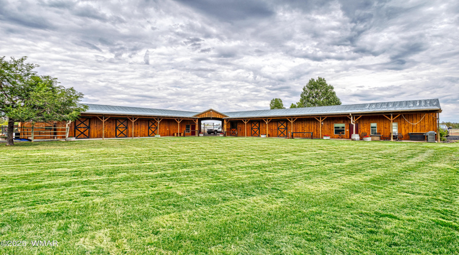 View of the Stables and Guest Quarters