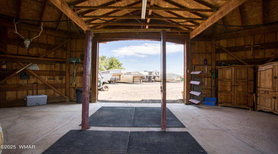 Breezeway and Storage in Stables