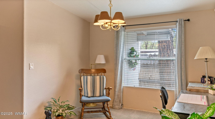 Office area off living room