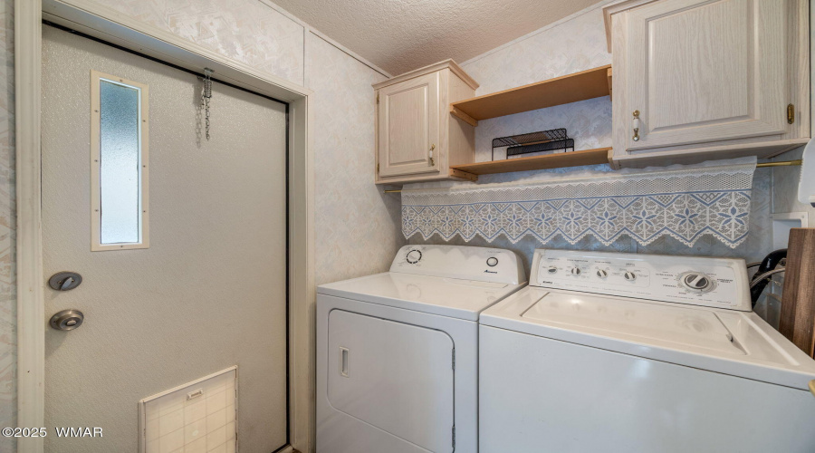 Inside laundry