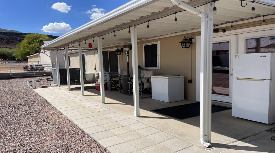Rear patio