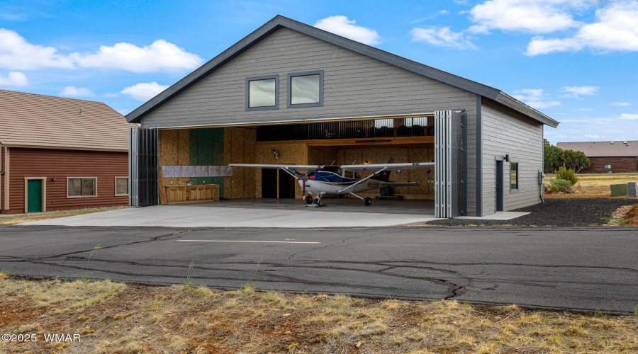 FRONT OF HANGAR