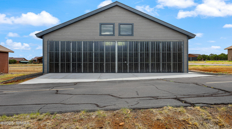 FRONT OF HANGAR