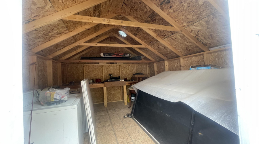 Storage in back yard
