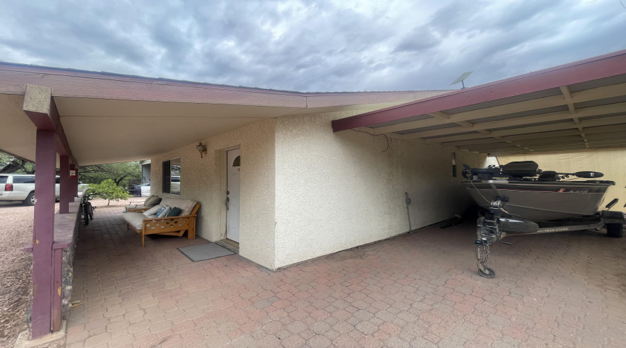 Paver Front patio & Carport