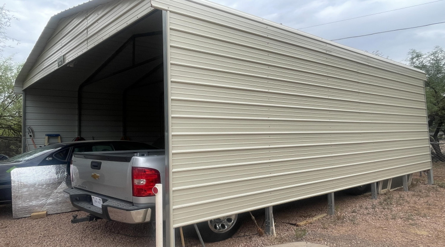 12 ft tall carport