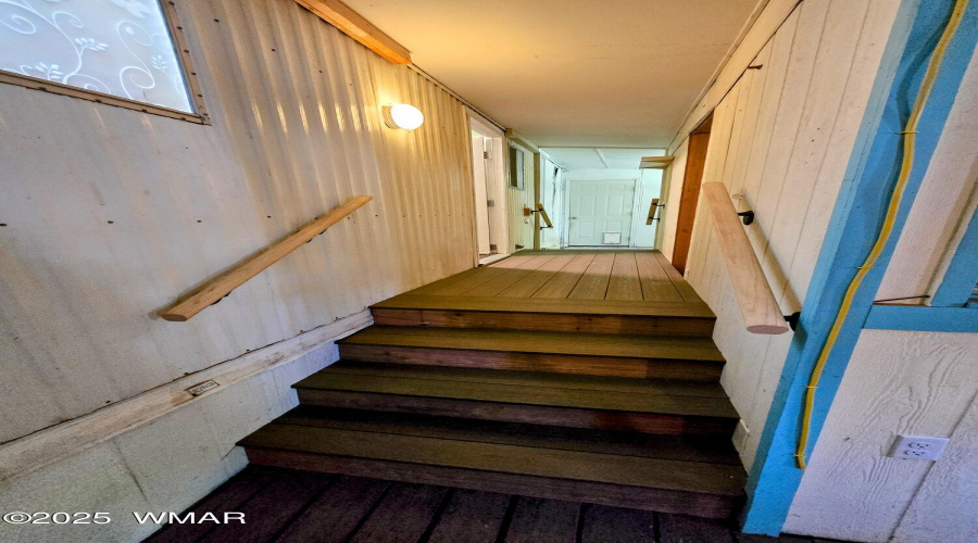 Garage enterance