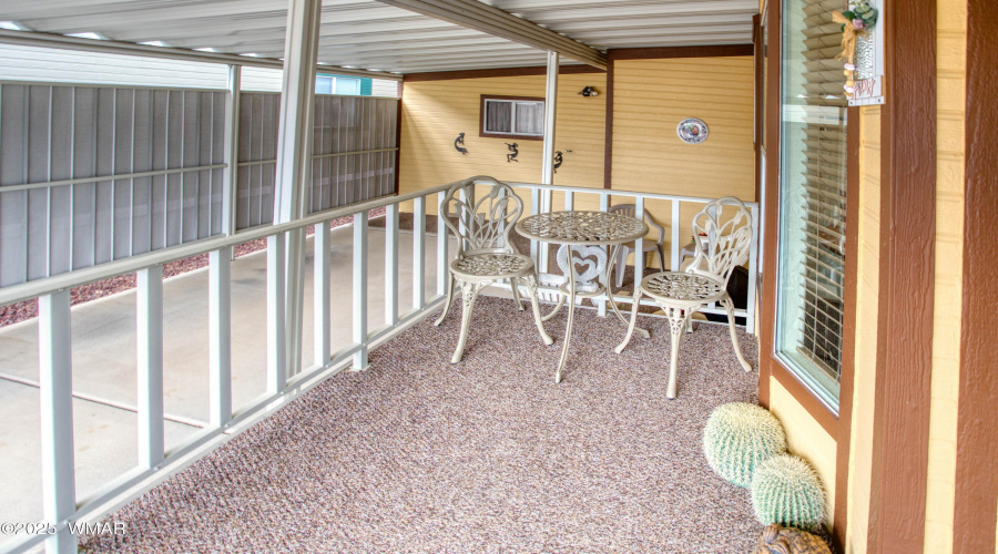 Covered Front Deck