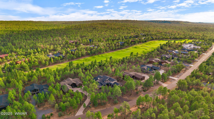 Golf course backing