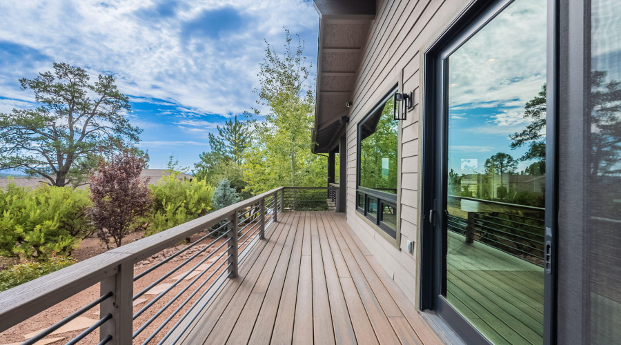 Wrap around deck