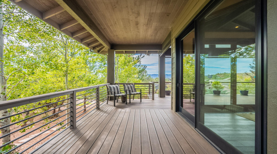 Wrap around deck