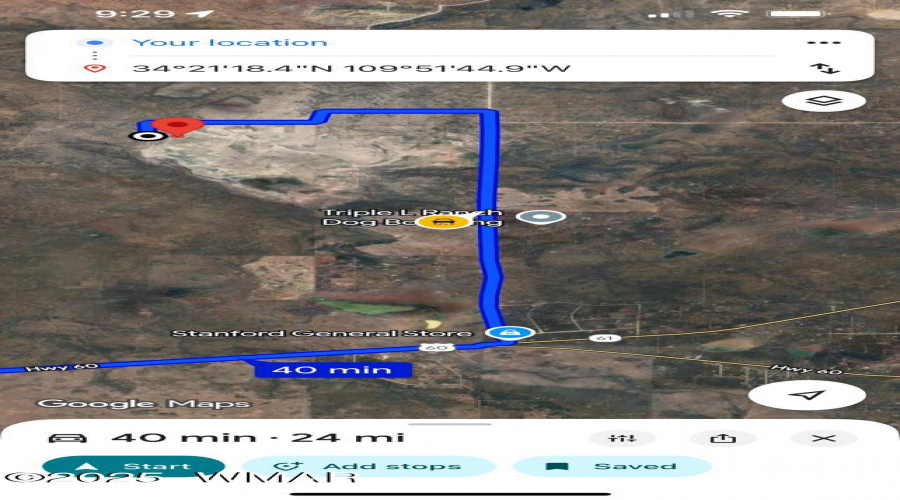 Map to TBD Bunkhouse Rd