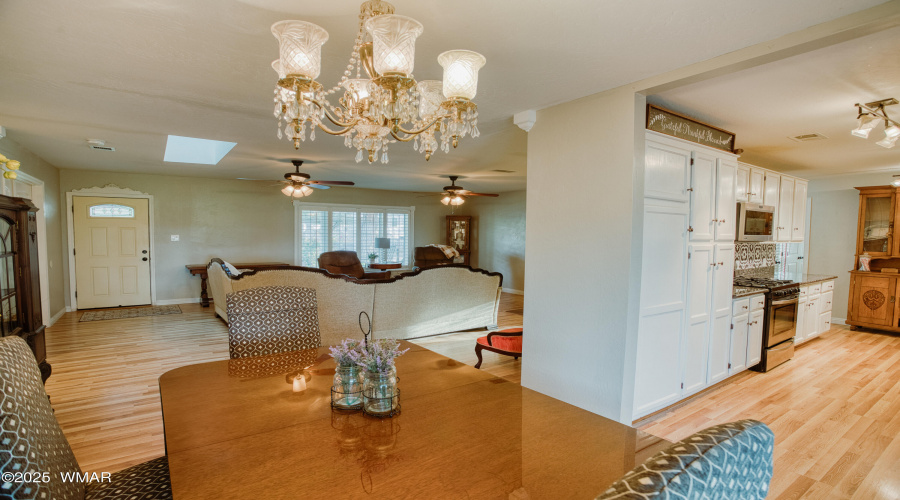 Dining Open to Living Room and Kithen