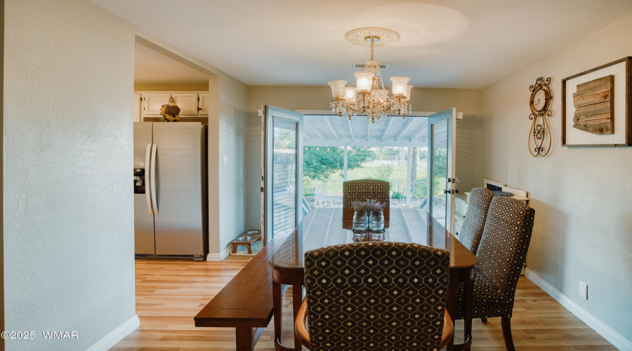 Formal Dining w/Patio French Doors