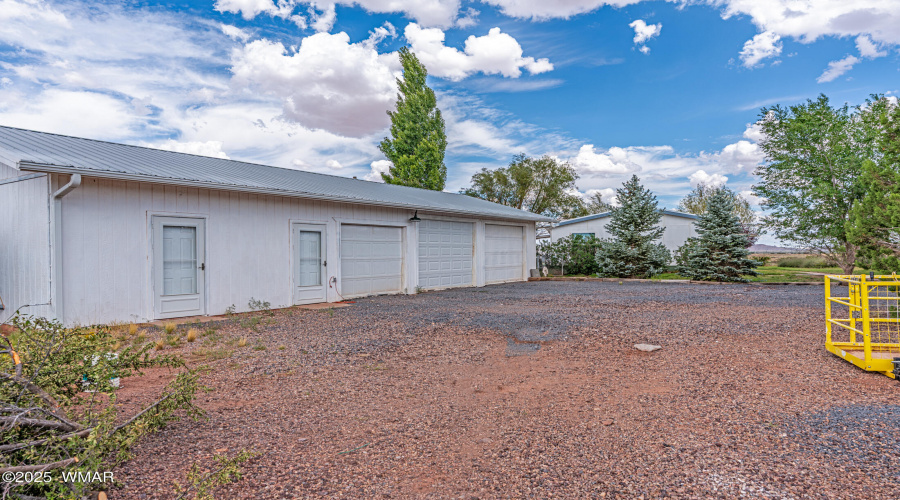 3 car garag plus storage rooms