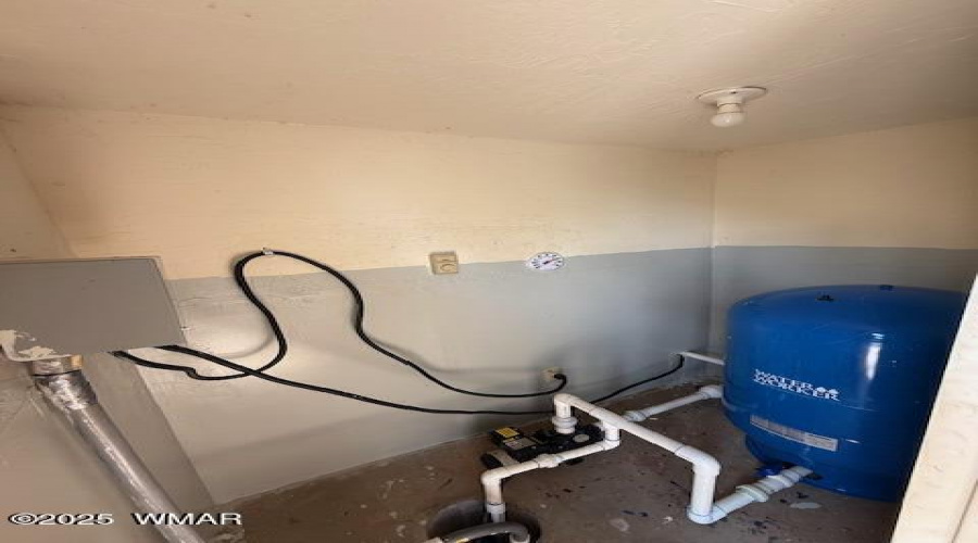 Well house in garage