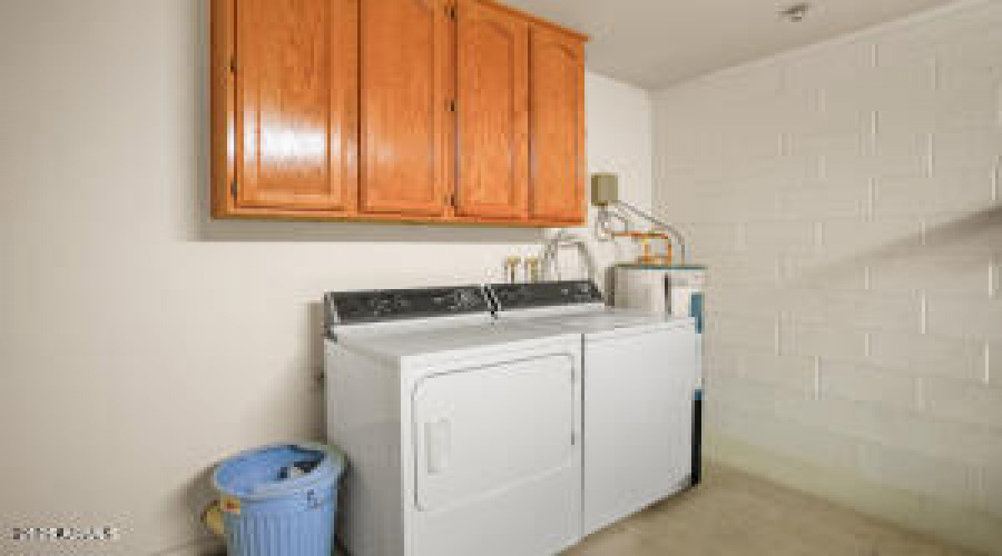 Laundry in Garage