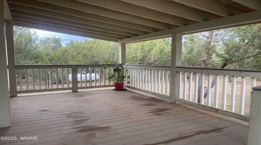 Covered Rear Deck