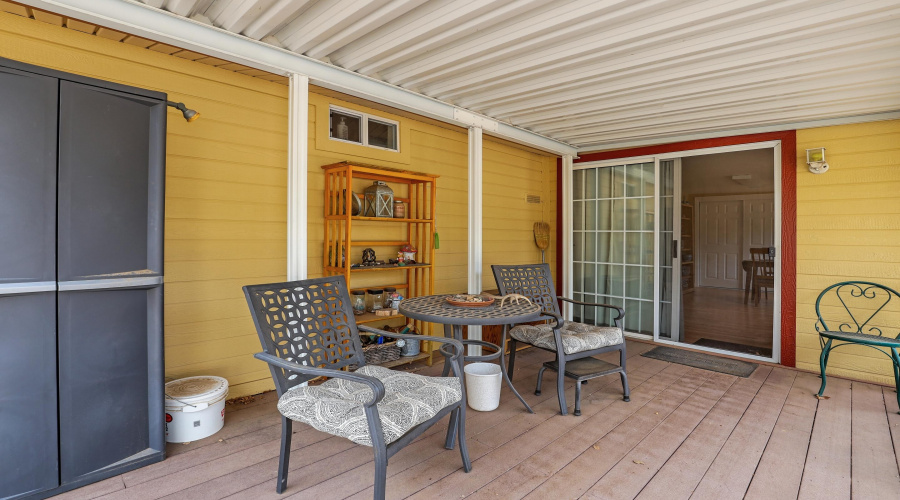 Rear Covered Patio
