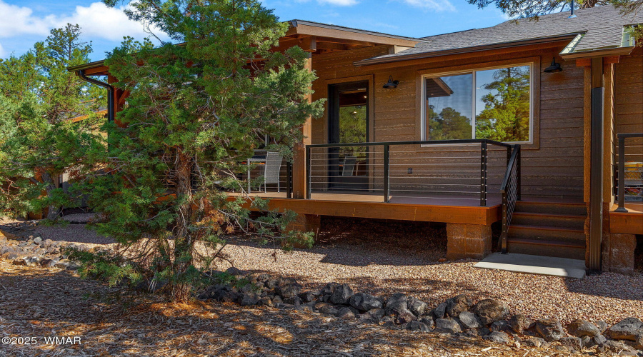 Covered back deck