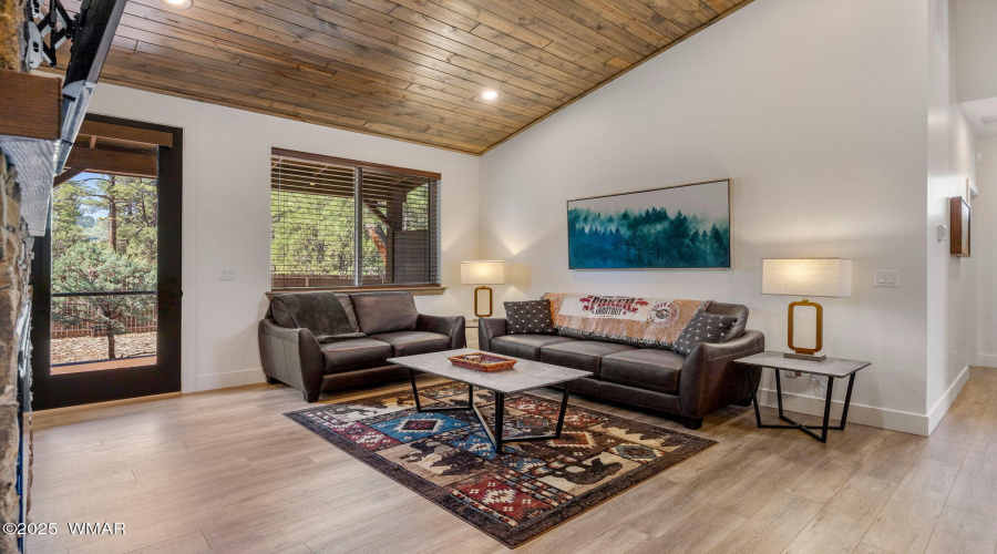Living Room to back deck
