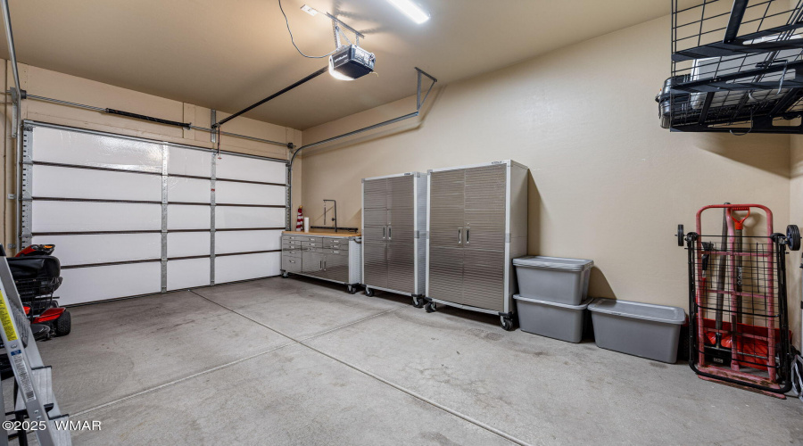 Large one car garage