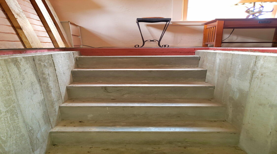 Cellar Concrete Stairs