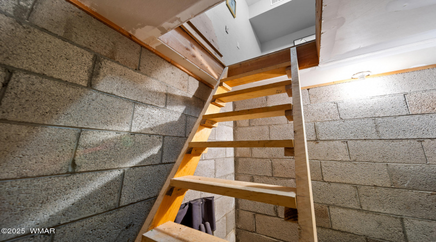 Storage Below Bunk Room